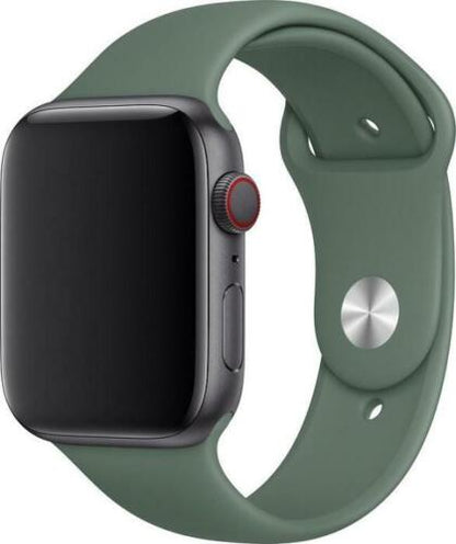 unique new fashion i Watch soft unique 38mm 40mm 41mm Spanish Green Silicone Watch Strap Sport  A One World Genuine Watch Sport Band Strap