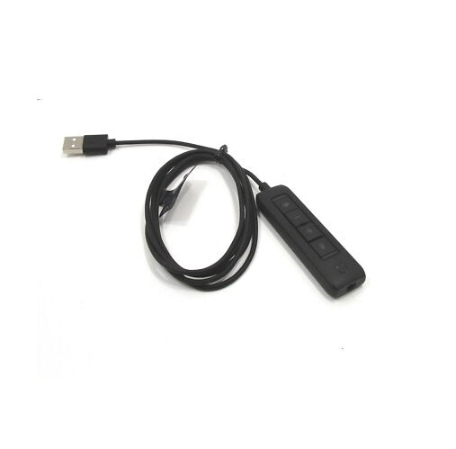 🎧 HS2201 3.5mm to USB Audio Adapter Cable (With Volume & Mute Control)
