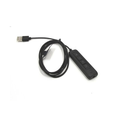 🎧 HS2201 3.5mm to USB Audio Adapter Cable (With Volume & Mute Control)