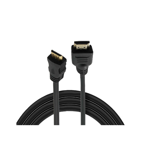 HDMI to Mini HDMI Cable 2 Meter | Gold Plated Male to Male High Speed HD Cable for Laptop, Tablet, Camera & Devices (Black)