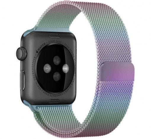 Magnetic Band Compatible with Apple Watch Strap 42 / 44 mm Stainless Steel Mesh Metal Sport Strap Wristband iWatch Series 10 9 8 7 6 5 4 3 2 1 SE Ultra
