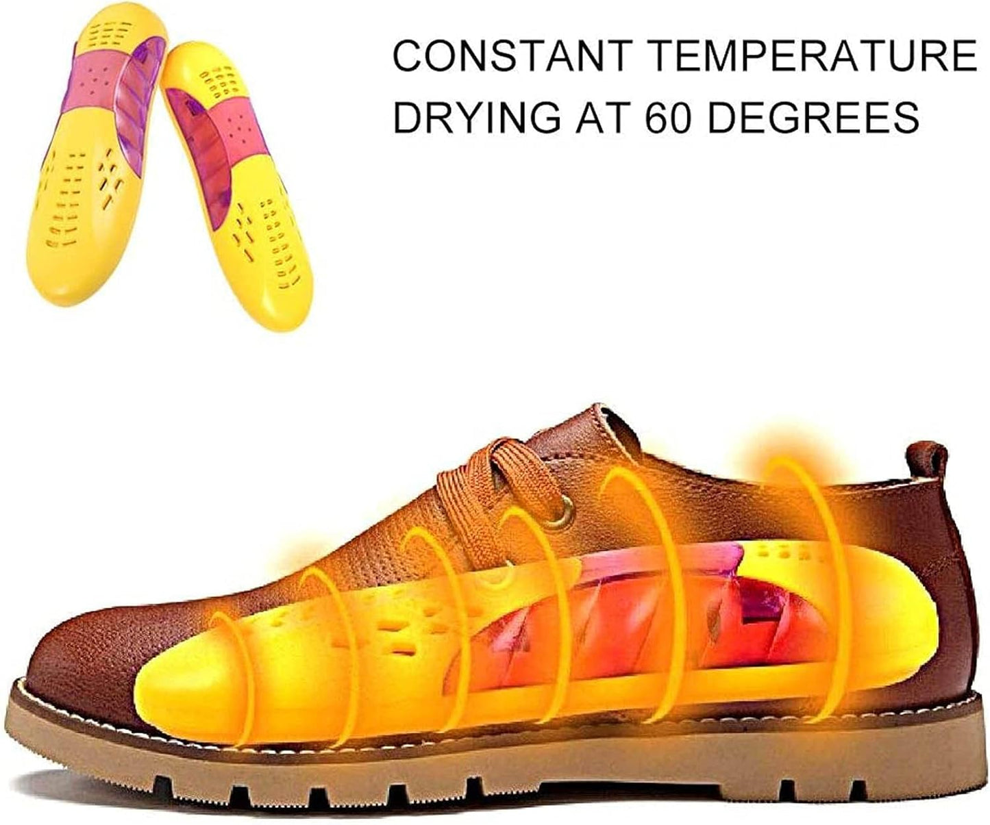 Shoe Dryer, Portable Shoe Dryer, Electric Hot Air Heater Ideal for Running, Climbing, Hiking, Cycling, Golf, Basketball, Indoor and Fashion Shoes