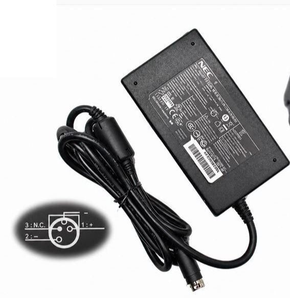 24V 2.1A AC Adapter Power Supply – Round 3 Pin Connector NEC Compatible 100-240V 50/60Hz Universal Switching Adapter for Printer, Scanner, CCTV, UPS Battery, Water Plant, PLC, Audio Amplifier, Sound Bar & Electronics