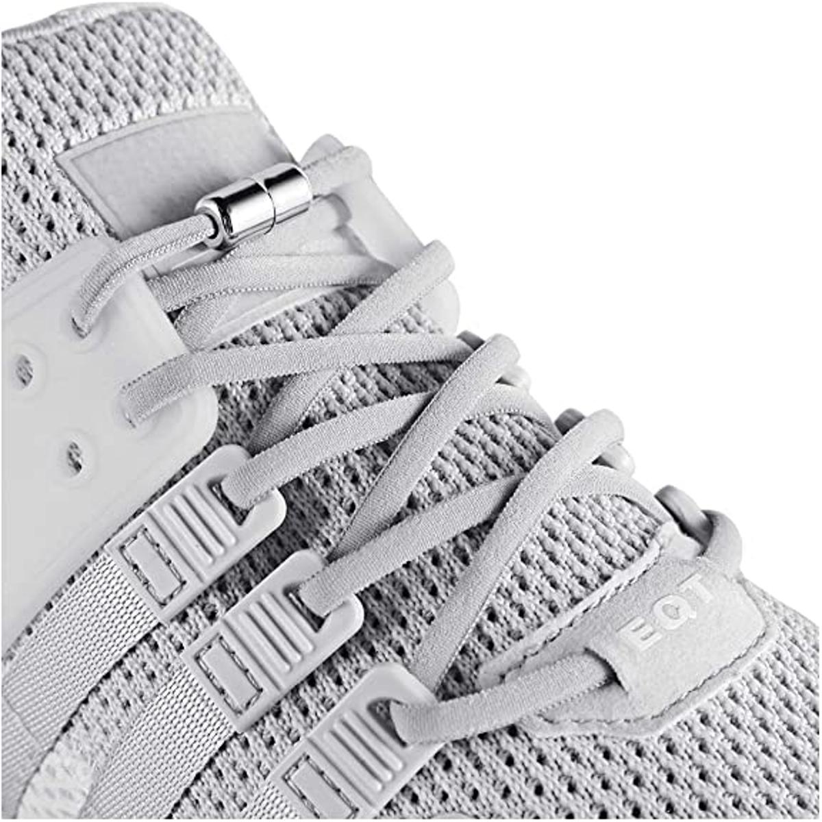 Elastic No Tie Shoe Laces For Adults,Kids,Elderly,System With Elastic Shoe Laces