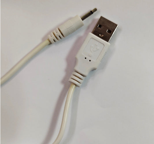 PC USB to DC 2.5mm Vibrator Charging Cable – Rechargeable Cord for Toys & Massage Accessories