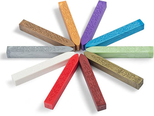 2 Pcs Sealing stamp wax / sealing wax sticks for  for weddings, parties, letter-sealing, bottle-sealing, signatures, etc.