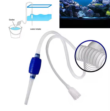 1 Pcs 103cm Aquarium Manual Cleaner Tool Siphon Gravel Suction Pipe Filter Fr Fish Tank Vacuum Water Change Pump Tools