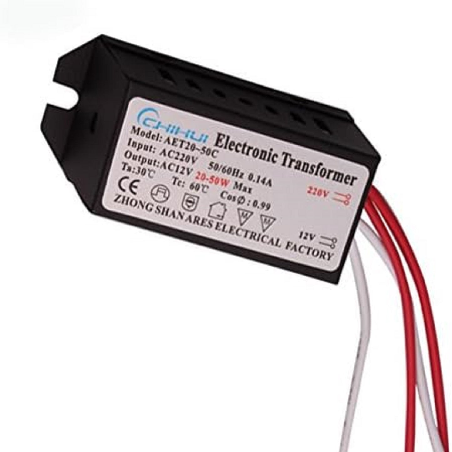 AC 220V to AC 12V 20-50W LED Light Strip Power Adapter Electronic Transformer