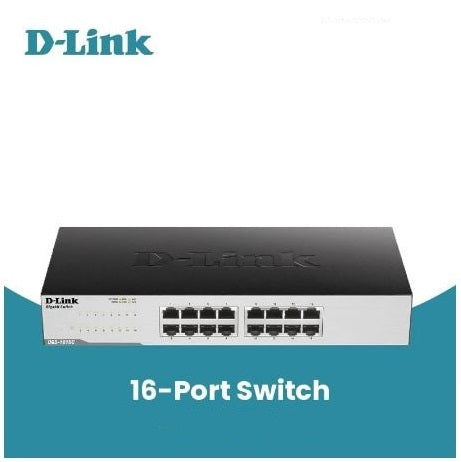 D-Link 16-Port Ethernet Switch – Unmanaged Network LAN Switch Desktop & Rackmount
