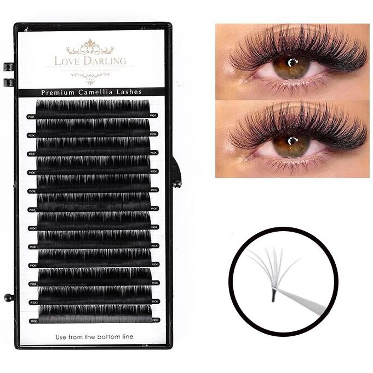 Love Darling False Eyelash Fan Volume Mix Tray 8mm -15mm
