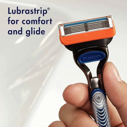 4Pcs Fusion 5 Blade Razor Cartridges – Ultra Sharp Stainless Steel 5-Layer Shaving Blades for Men