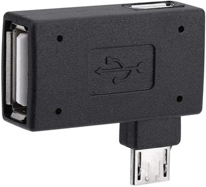 OTG Adapter 90° Right Angle Micro USB OTG Cable – TV xStream High-Speed USB Adapter for Firestick (2nd Gen, 3rd Gen, 4K), Android Smartphones, Tablets, Keyboards & Gaming Consoles