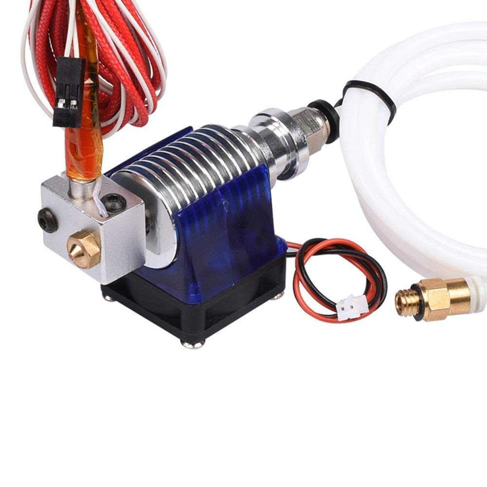3D V6 Hot End Full Kit 1.75mm 12V Bowden Extruder Head for RepRap 3D Printer – Extruder Parts & Accessories