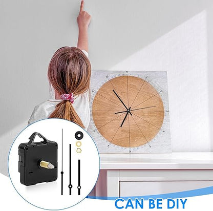 Quartz Clock Mechanism Kit High Torque Long Shaft – Silent DIY Wall Clock Movement Replacement Parts for Home Office Decor