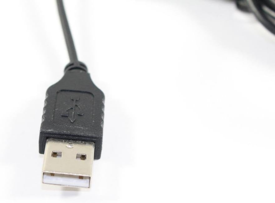 Dell Genuine J660D Premium 6-Button USB Laser Scroll Mouse Plug-N-Play for PC & Laptop
