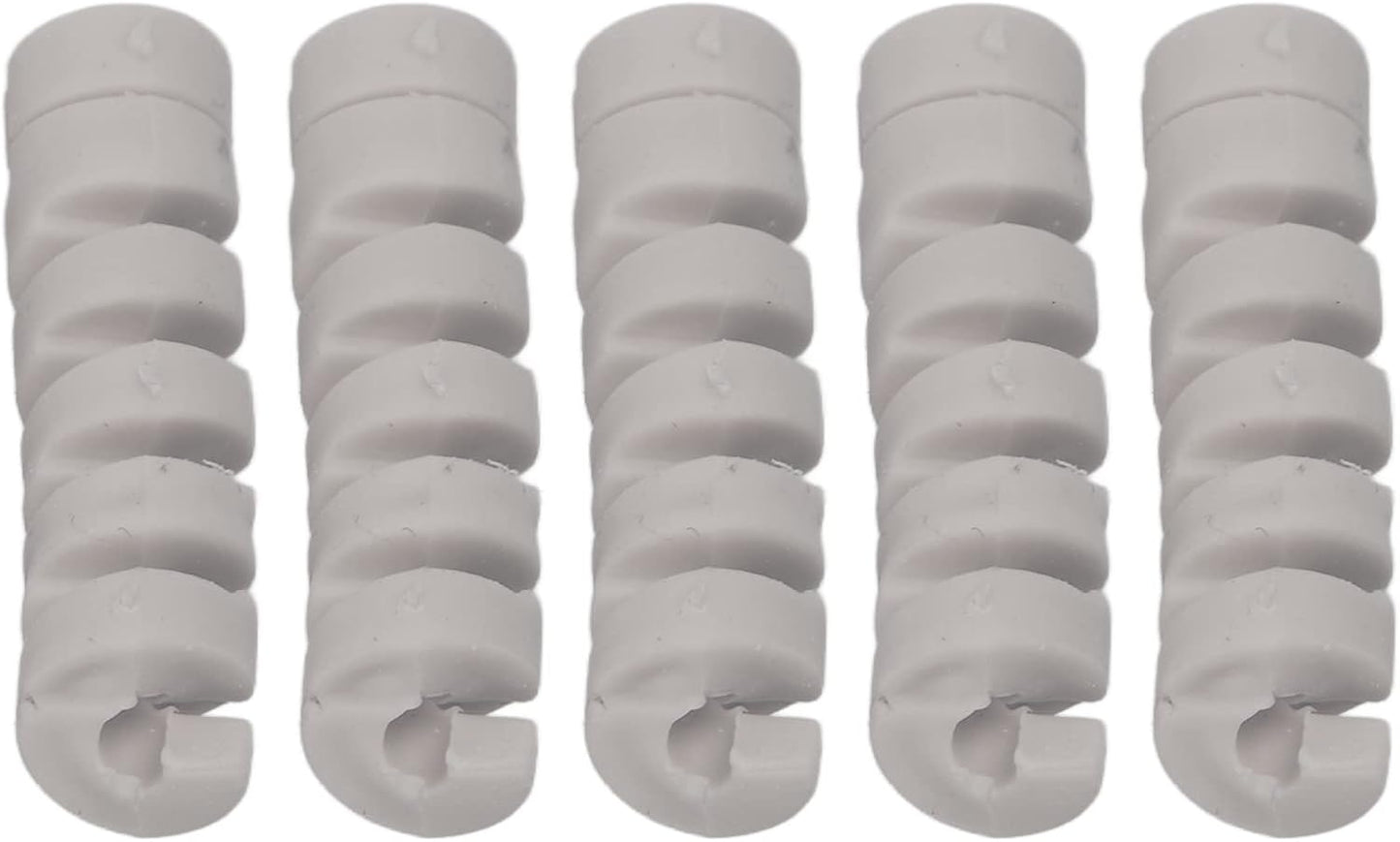 2 PCS Bicycle Spiral Cable Wrap Protector – Rubber Bike Frame Guard Sleeve for Brake & Shifter Housing Protection