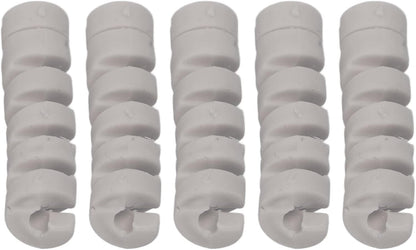 2 PCS Bicycle Spiral Cable Wrap Protector – Rubber Bike Frame Guard Sleeve for Brake & Shifter Housing Protection