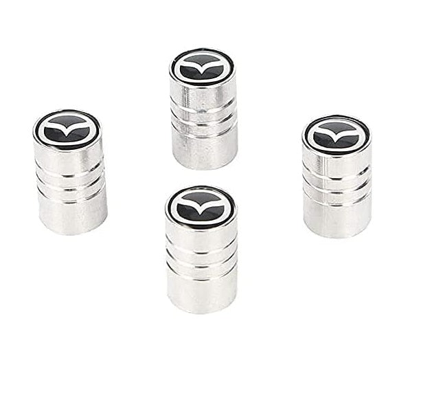 4 Pcs Tire Valve Caps for Mazda CX-90 – Premium Dust Caps for Car Tyres, Air Valve Stem Covers, Durable Leak-Proof Valve Caps