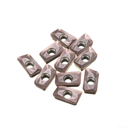 10PCS M2 CNC Carbide Inserts for Stainless Steel & Steel | Wear-Resistant Turning Tools for Roughing & Finishing | High Precision Milling Inserts
