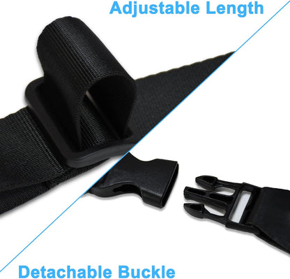 Adjustable Removable Shoulder Strap Black – Replacement Neck Lanyard for Tablet, iPad, Camera, Laptop, Binoculars & Luggage Bags | Comfortable & Durable Carry Strap