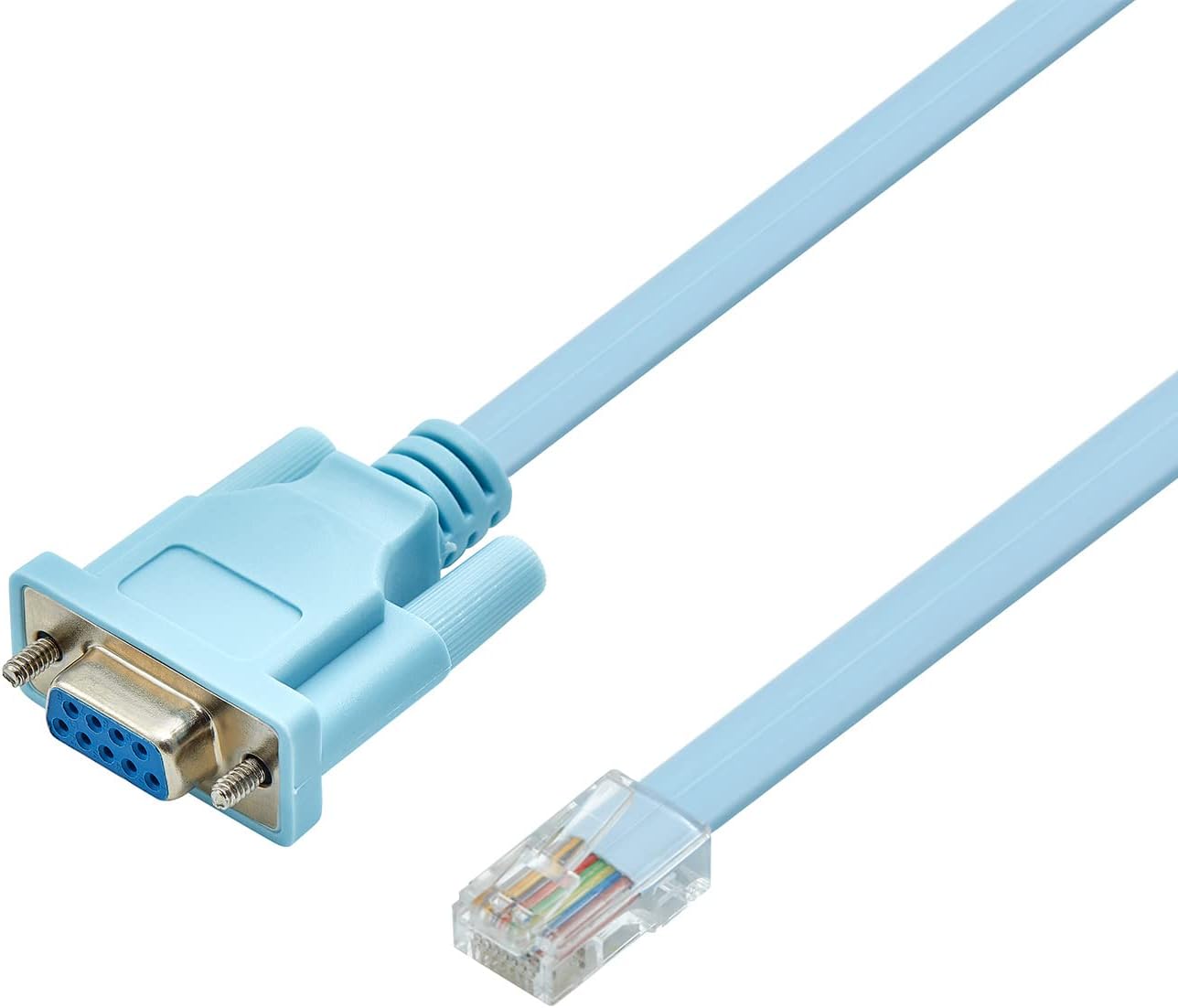 RJ45 to DB9 Console Cable 1.8m (6ft) RS232 Serial Adapter for Cisco Router & Switch Management