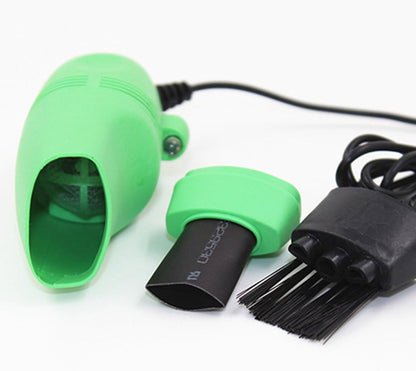 Mini USB Vacuum Cleaner for Keyboard – Portable Low Noise Computer Keyboard Cleaner with Large Dust Capacity for Laptop, PC, Car & Desk Cleaning