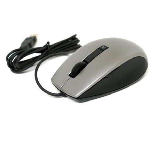 Dell Premium 6-Button USB Wired Laser Mouse – High Precision Optical Sensor, Ergonomic Design, Smooth Scroll Wheel for Laptop & Desktop (Plug & Play