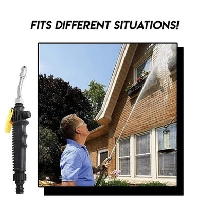 Premium Metal Garden Hose Sprayer Nozzle – High Pressure Power Washer Spray Gun for Car Wash, Pet Grooming & Cleaning, Portable Adjustable Water Hose Nozzle