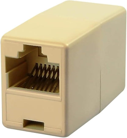 RJ45 Ethernet Coupler Connector Cat7/Cat6/Cat5e 8P8C LAN Cable Extender Joiner Plug (1 PCS, )