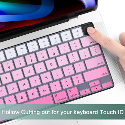Gradient Keyboard Cover for MacBook Pro 14”/16” & MacBook Air 13” | Ultra-Thin TPU, Spill & Dust Protection
