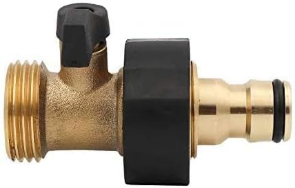 Brass Male Thread Faucet Hose Nozzle Quick Connect Adapter – Durable Rustproof Garden Tap Connector for Hose Pipe