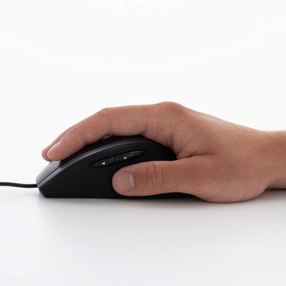 1 pcs Logitech M500 Wired USB Mouse – 1000 DPI Laser Precision, 7 Programmable Buttons, Hyper-Fast Scrolling for PC, Mac & Laptop (Black)