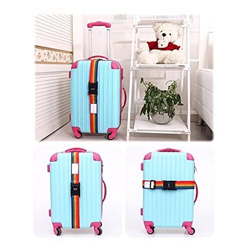 Secure Travel Luggage Belt with Lock – Adjustable Suitcase Strap for Trolley Bags & Travel Safety