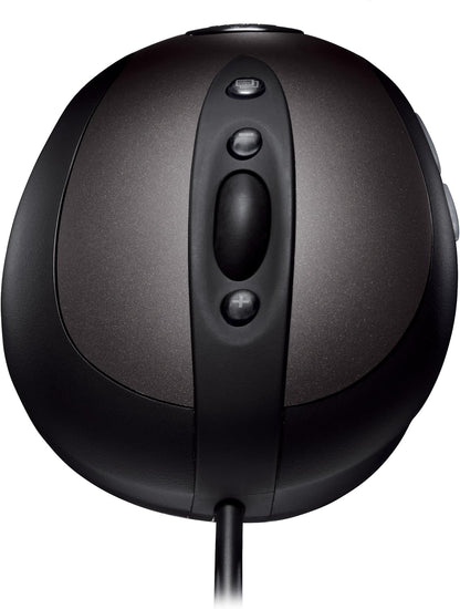 Logitech Wired Optical Mouse 5 Buttons with Scroll Wheel – High Precision USB Mouse for PC & Laptop (Ergonomic Design)