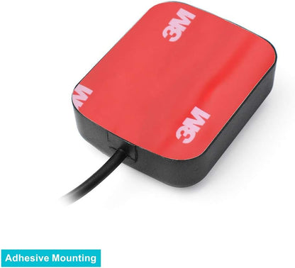GPS Antenna Waterproof Hidden Adhesive Mount 3.5mm Plug GPS for Car Dash Cam Dashboard Camera Safety Video DVR Recorder GPS Tracker Receiver