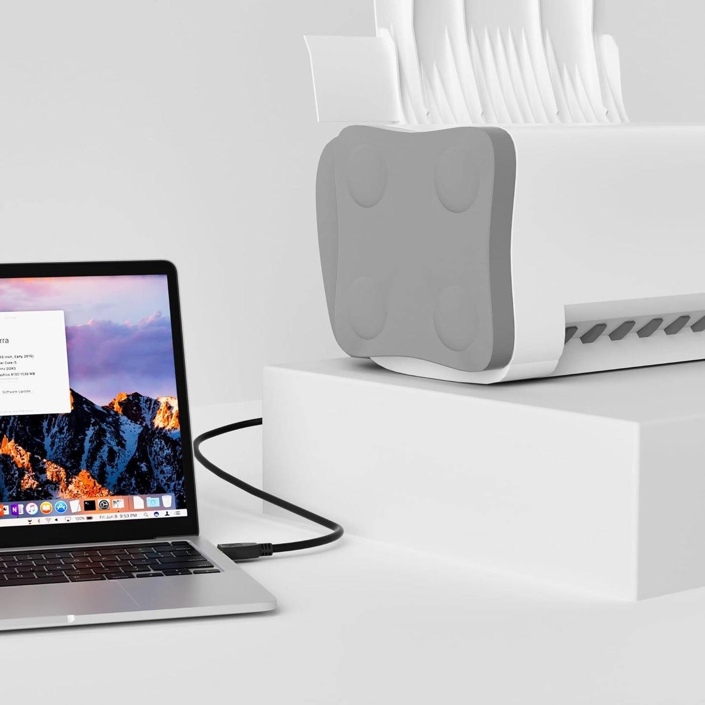 1.5 Meter USB 3.0 Type-A to USB B Cable – High Speed Printer & External Hard Drive Cable with Gold-Plated Connectors