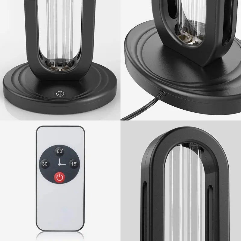 UV Light Sanitizer & UVC Disinfection Lamp with Remote Control for Home, Office & Kitchen