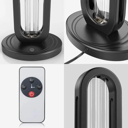UV Light Sanitizer & UVC Disinfection Lamp with Remote Control for Home, Office & Kitchen
