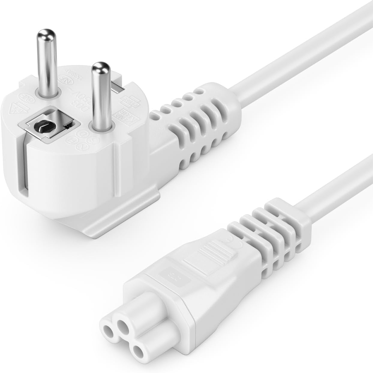 Universal IEC C5 Cloverleaf Power Cable – 5A 250V AC Cord for Laptop & Printer