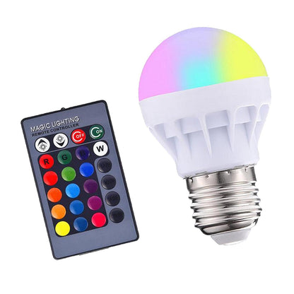 Remote Control Colorful LED Bulb - E27-RGB -220V
