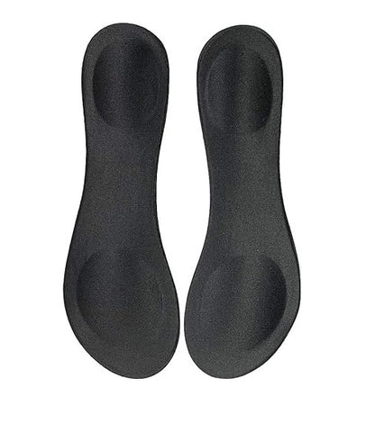 Happystep Women Thin Shoe Insoles 20cm – Cushion Pads for High Heels, Pumps, Flats & Sandals, Shock Absorption Heel & Ball Support, Comfortable Black Insoles