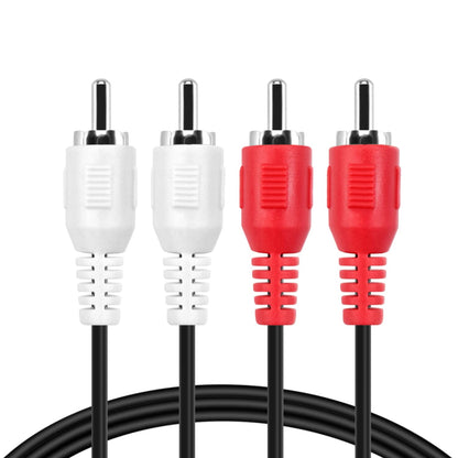 TNP RCA to RCA Audio Cable 2 Meter – 2 RCA Male to Male Red & White Stereo Cable for Home Theater, HDTV, Amplifiers & Car Audio Systems