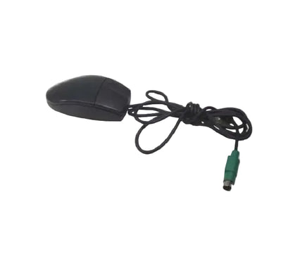 M-S34 Black Trackball USB Mouse with 2 Meter Cable – Branded Optical Trackball Mouse for PC, Computer & PS/2 Compatible Ergonomic Design