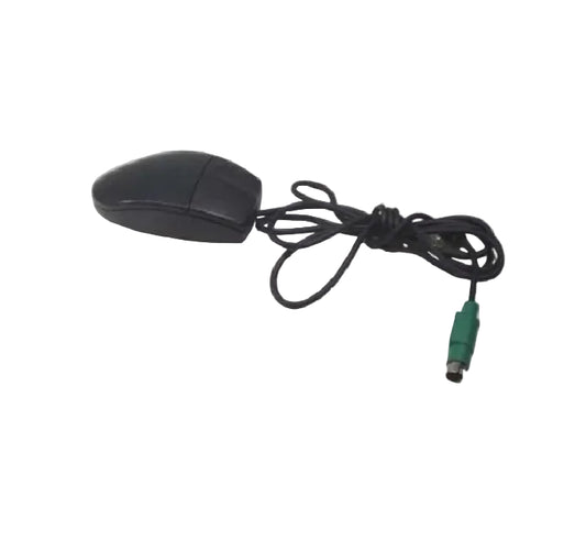 M-S34 Black Trackball USB Mouse with 2 Meter Cable – Branded Optical Trackball Mouse for PC, Computer & PS/2 Compatible Ergonomic Design