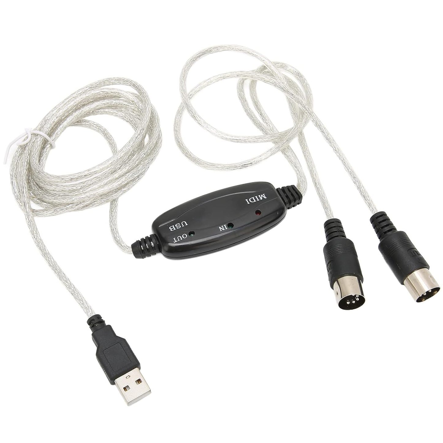 USB to MIDI Cable Converter – 16 Channel PC to Synthesizer Interface