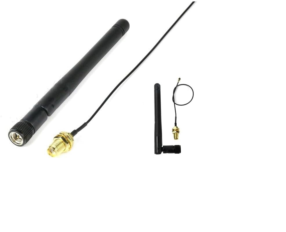 High Performance Dual Band WiFi Antenna, SMA Male Connector, 2±0.5 dBi Gain, 2.4GHz, 5GHz, Raspberry Pi CM4 Compatible