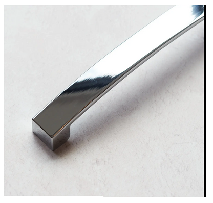 Brand New Stainless Steel Polished Chrome Square Bridge Cabinet Handle 170mm with 2 Screws