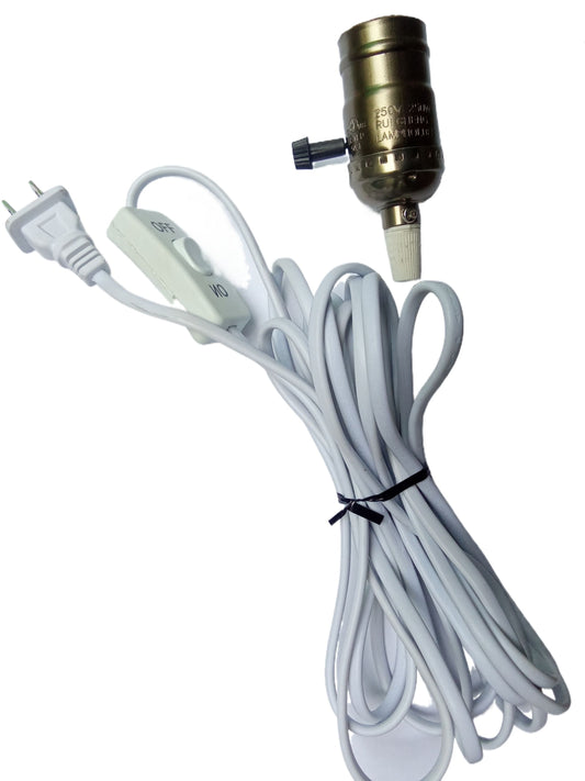 Light Bulb Holder, Sturdy Durable Light Socket Cord For Tungsten Lamps For Home For Incandescent Lamps For Bulb Lamps fancy Bulb Holder With Cable and switch for Smart Home RUI CHENG Lamp holder