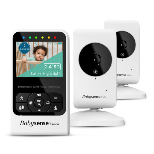 📷👶 Babysense V24R_2 Video Baby Monitor with Dual Cameras – Reliable, Simple & Safe Monitoring