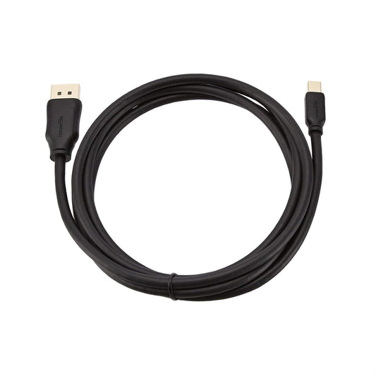 Branded 2 Meter Mini DisplayPort to DisplayPort Cable 2DP Black – High Speed 4K Video & Audio Cable for Monitor Laptop Durable DP Cable